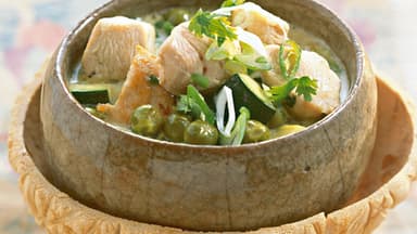 Grünes Hähnchen-Curry
