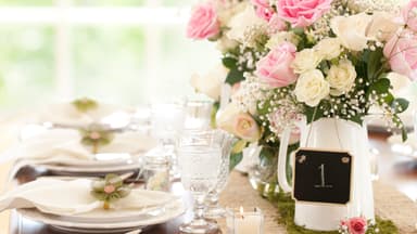 Tischdeko Hochzeit