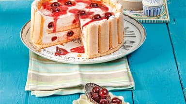 Torta Di Mascarpone -Feine Torte mit cremiger Mascapone und Löffelbiscuit