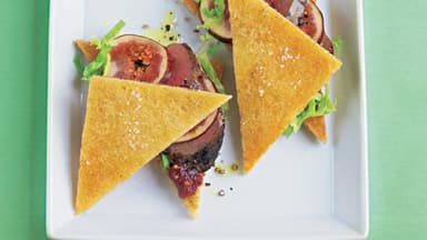 Entenleber-Tramezzini - Das leckere Rezept der Starköchin finden Sie bei uns