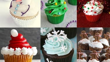 Weihnachts-Cupcakes Aufmacher 