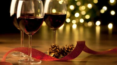 Wein an Weihnachten