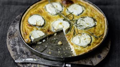 Ziegenkäsetarte