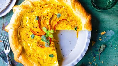 Kürbisquiche 