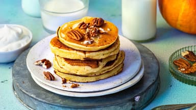 Kürbis-Pancakes