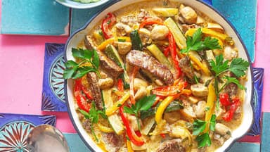 Steak-Gemüse-Pfanne