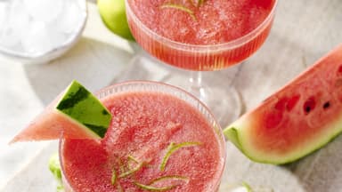 Melonen-Prosecco-Slush