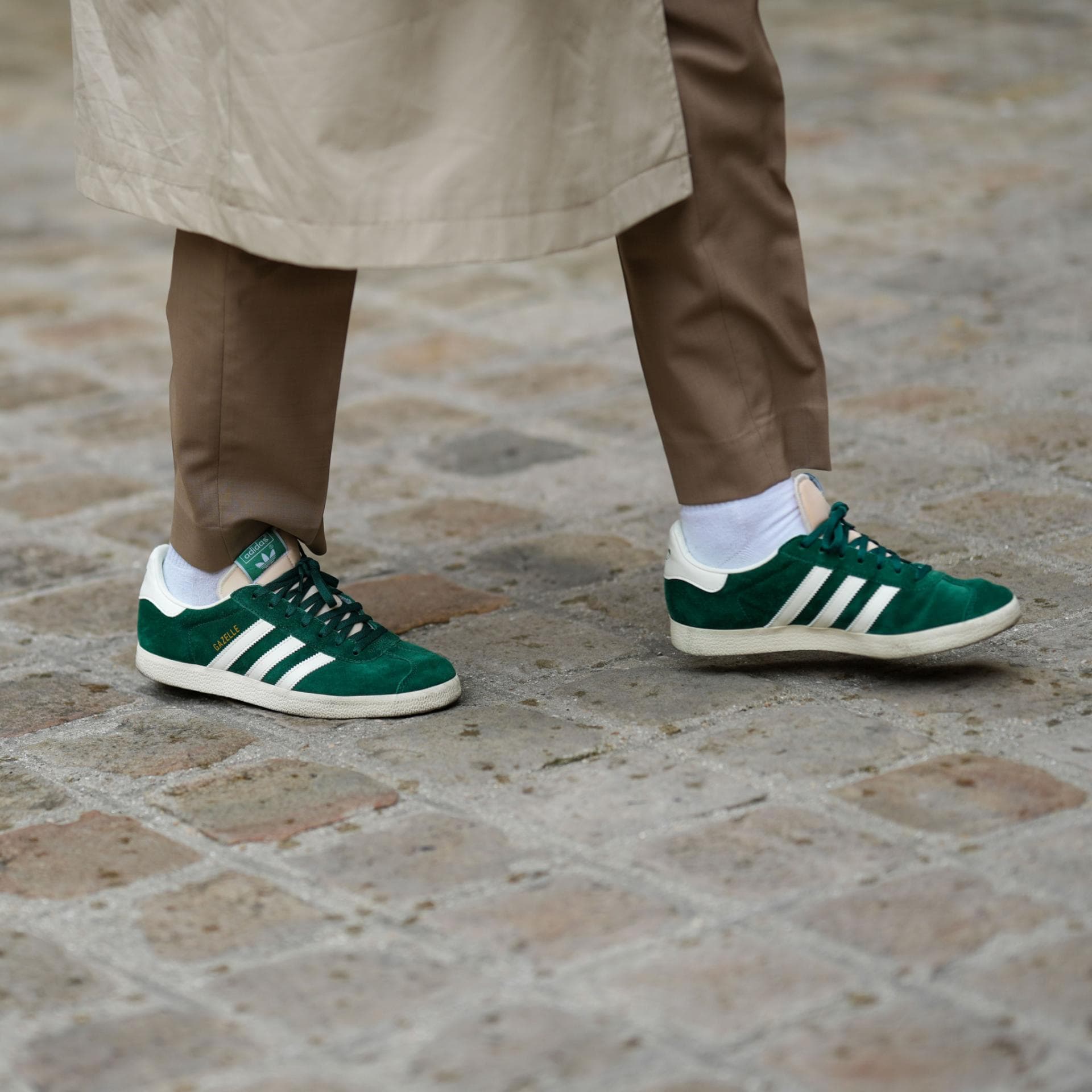 adidas gazelle silver green womens Adidas Gazelle Bold In Green For Women
