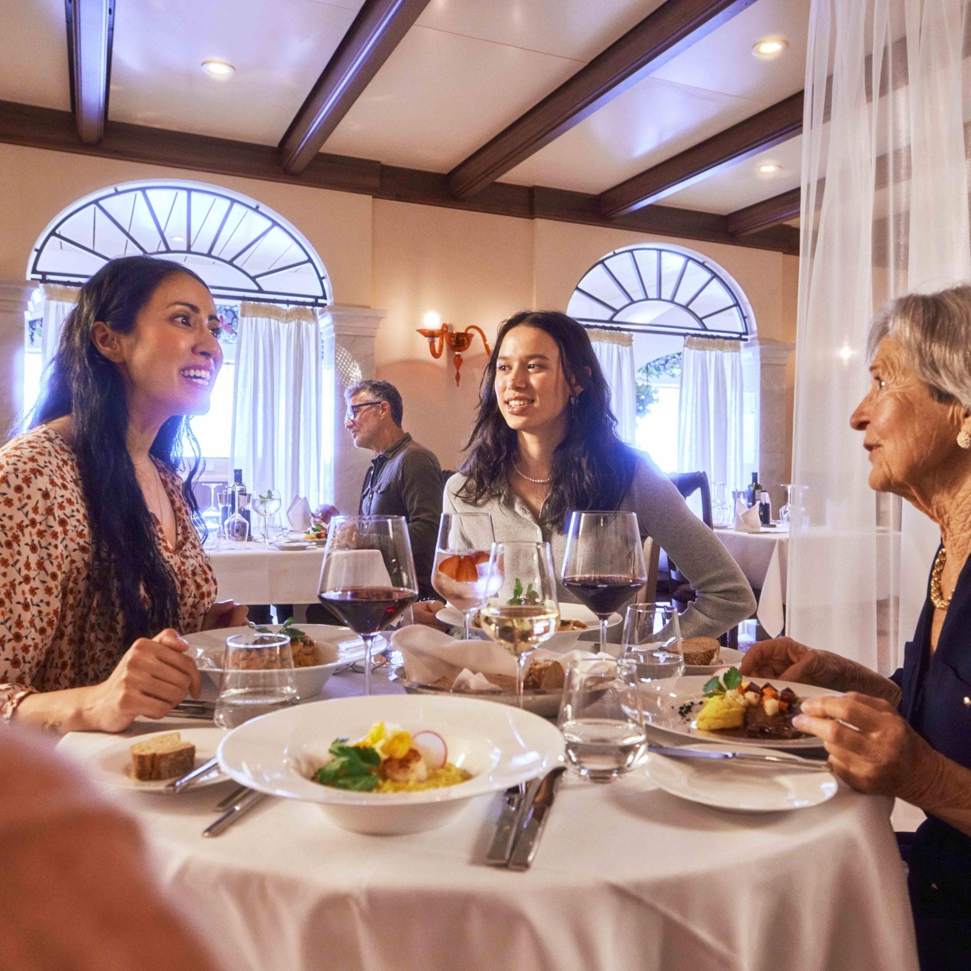 Bis zu 17 Restaurants überzeugen an Bord von AIDA mit ihrem vielfältigen Angebot.