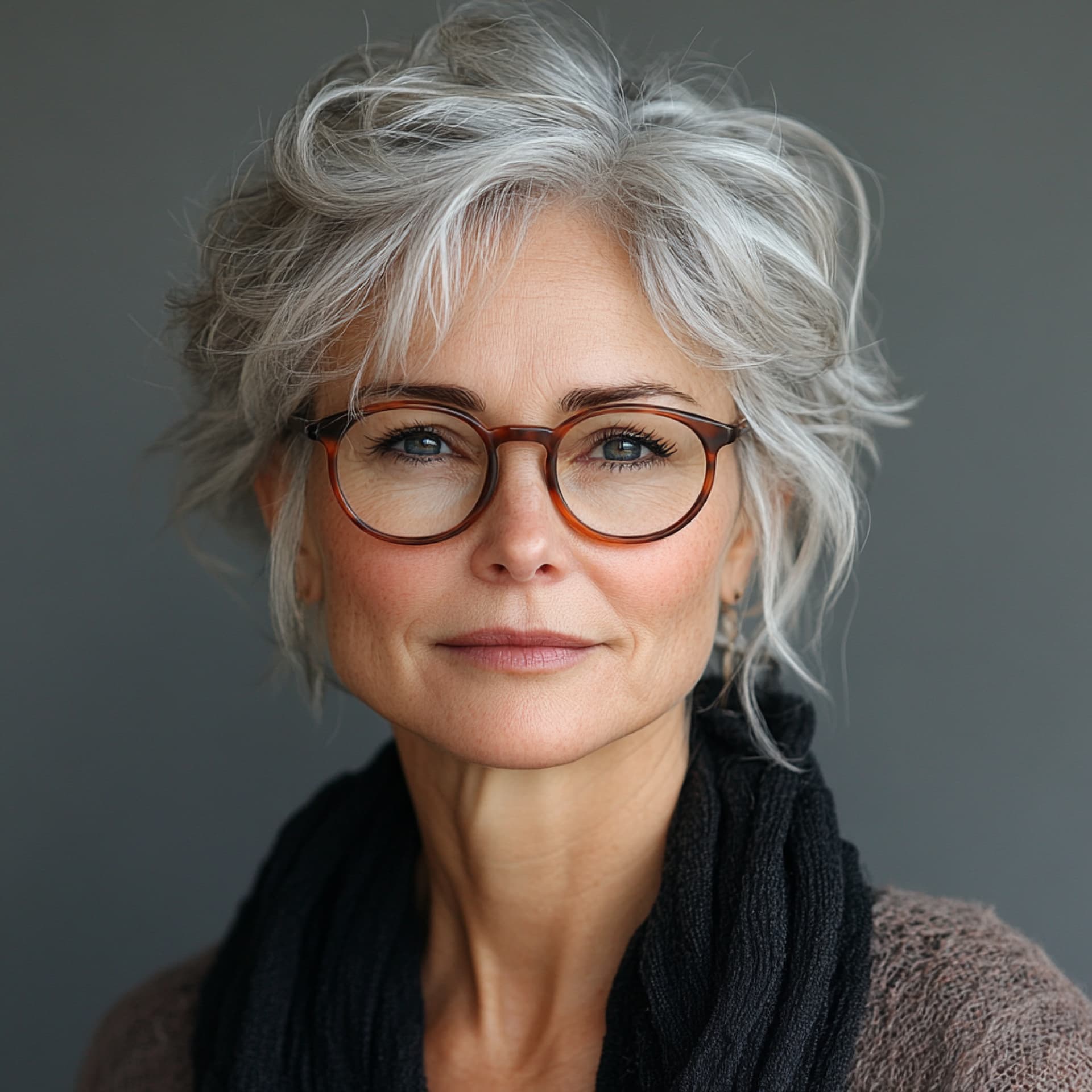 Pixie Cut ab 60 mit Brille 