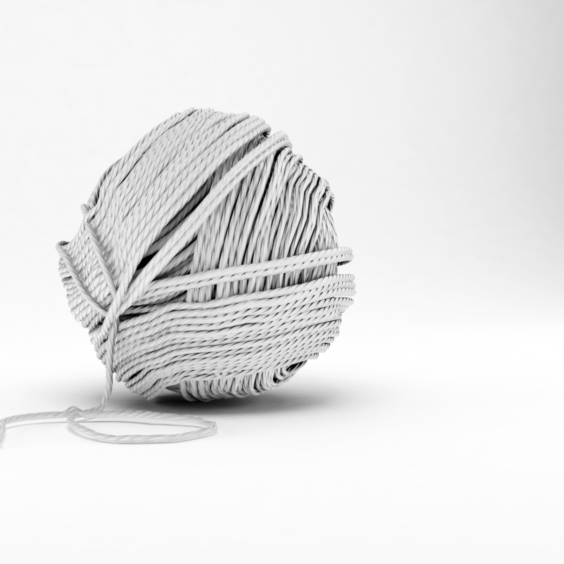 Wollknäuel - Anleitung, wie leicht Sie das Fingerstricken lernen können