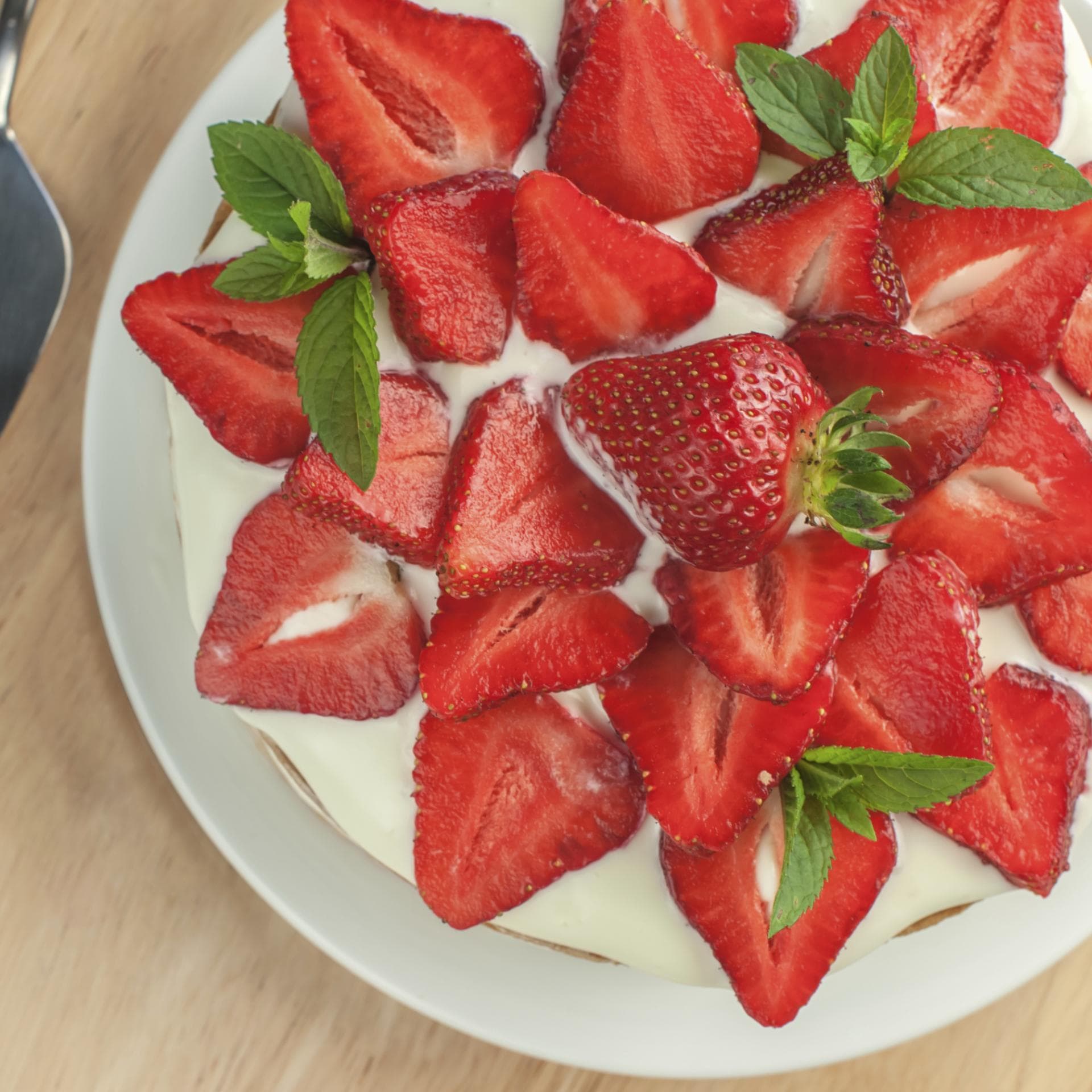Erdbeerkuchen