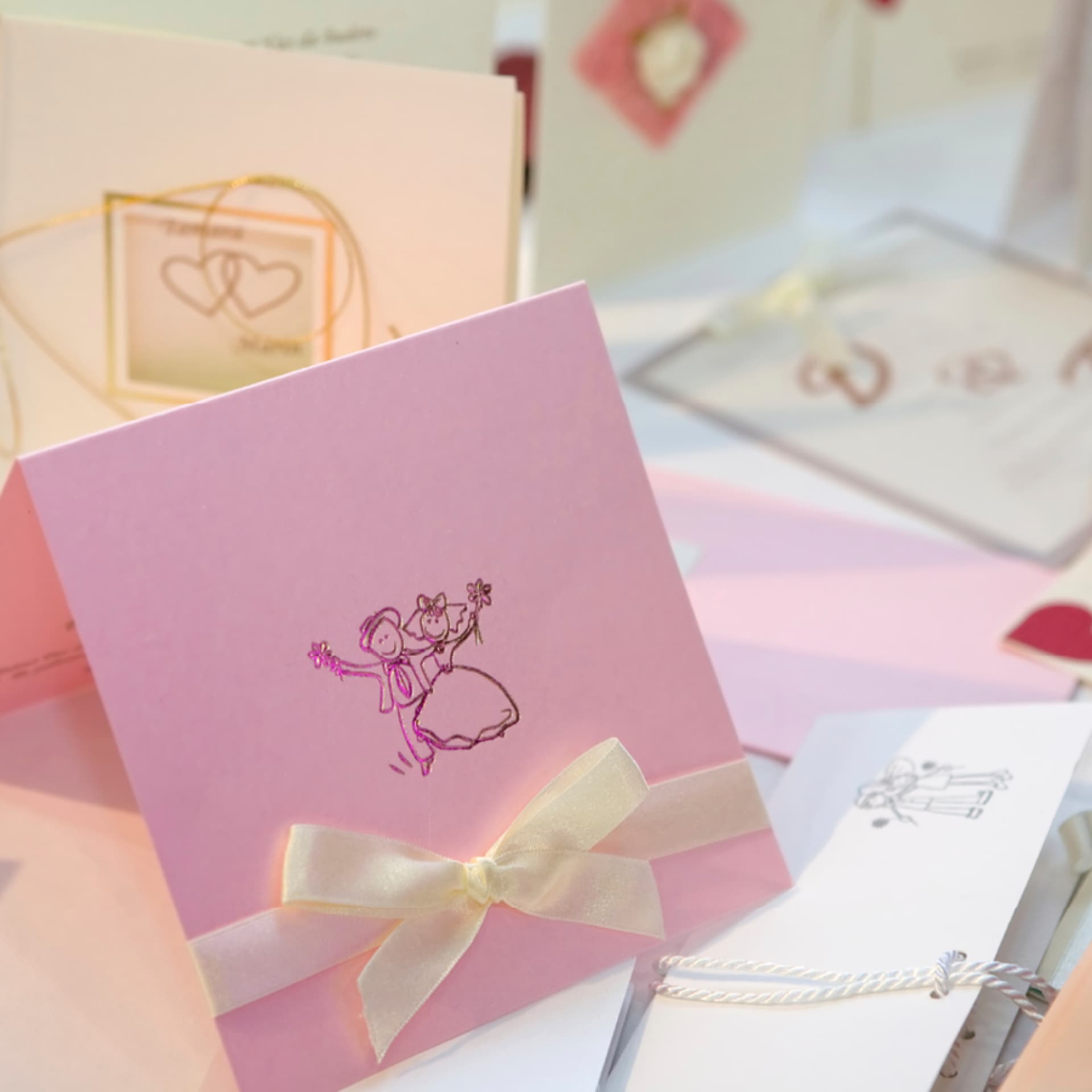 DIY: Hochzeitseinladungen selber basteln Selbst gebastelte Hochzeitseinladungskarten