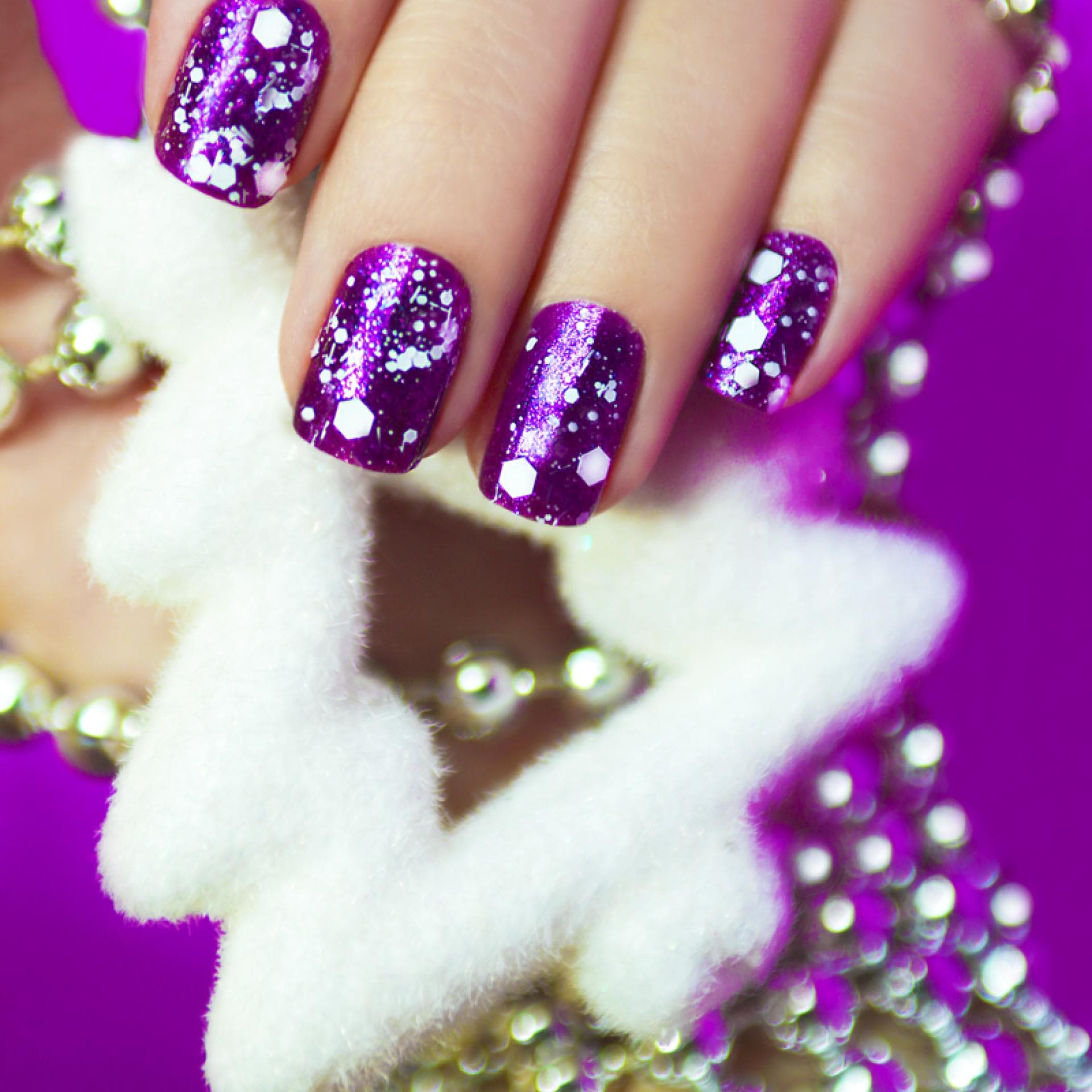 Nailart: Glitzernägel