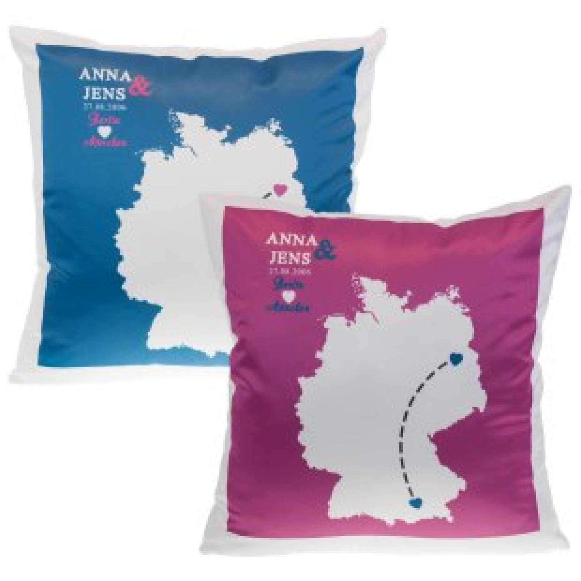 Kissen-Set Fernbeziehung