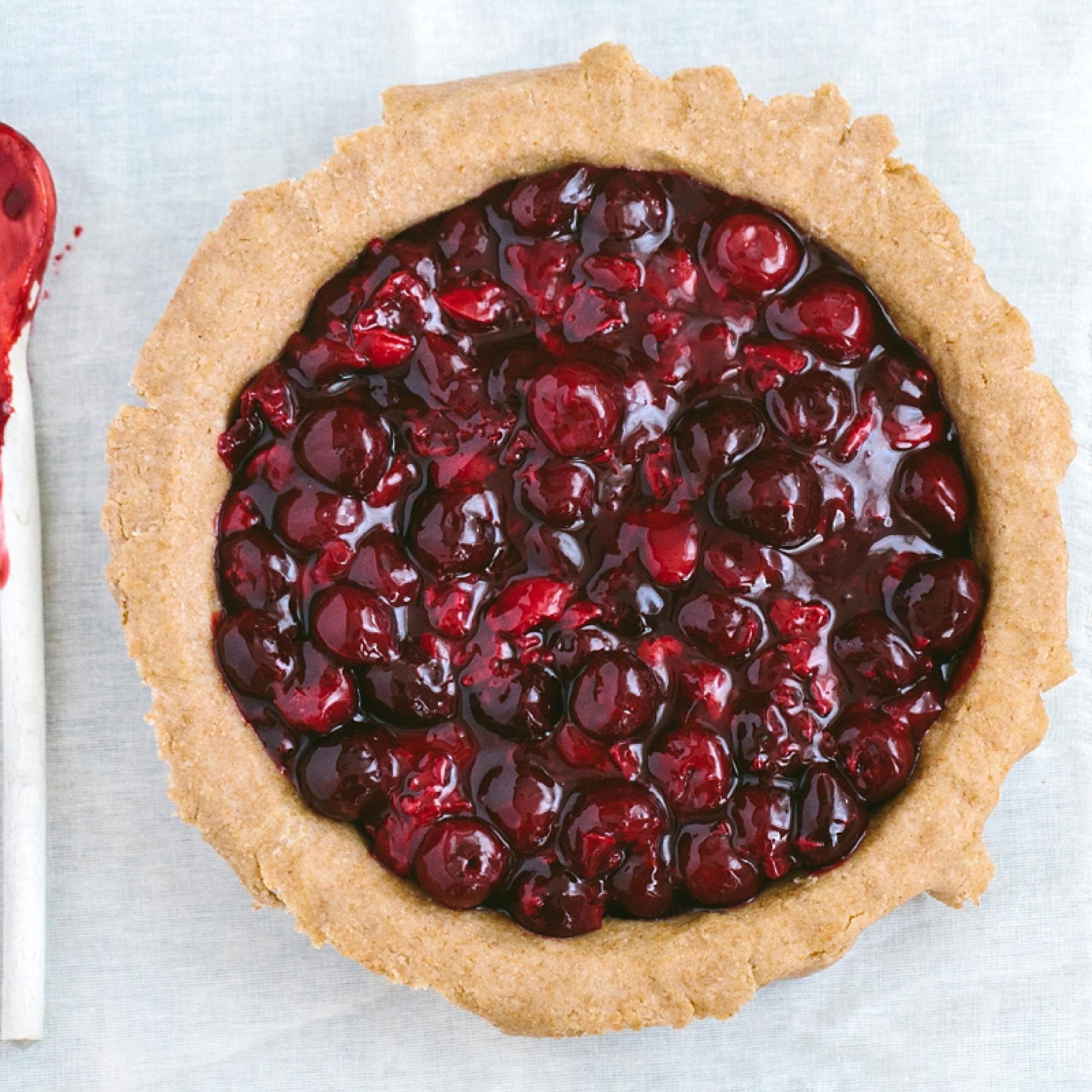 Cherry Pie von den Foodbloggern auf krautkopf.de - Ein amerikanisches Backwerk mit saftigen Kirschen