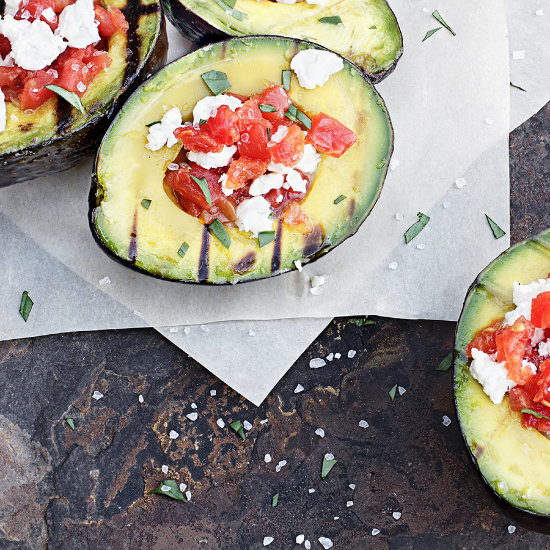 Limetten-Avocados vom Grill