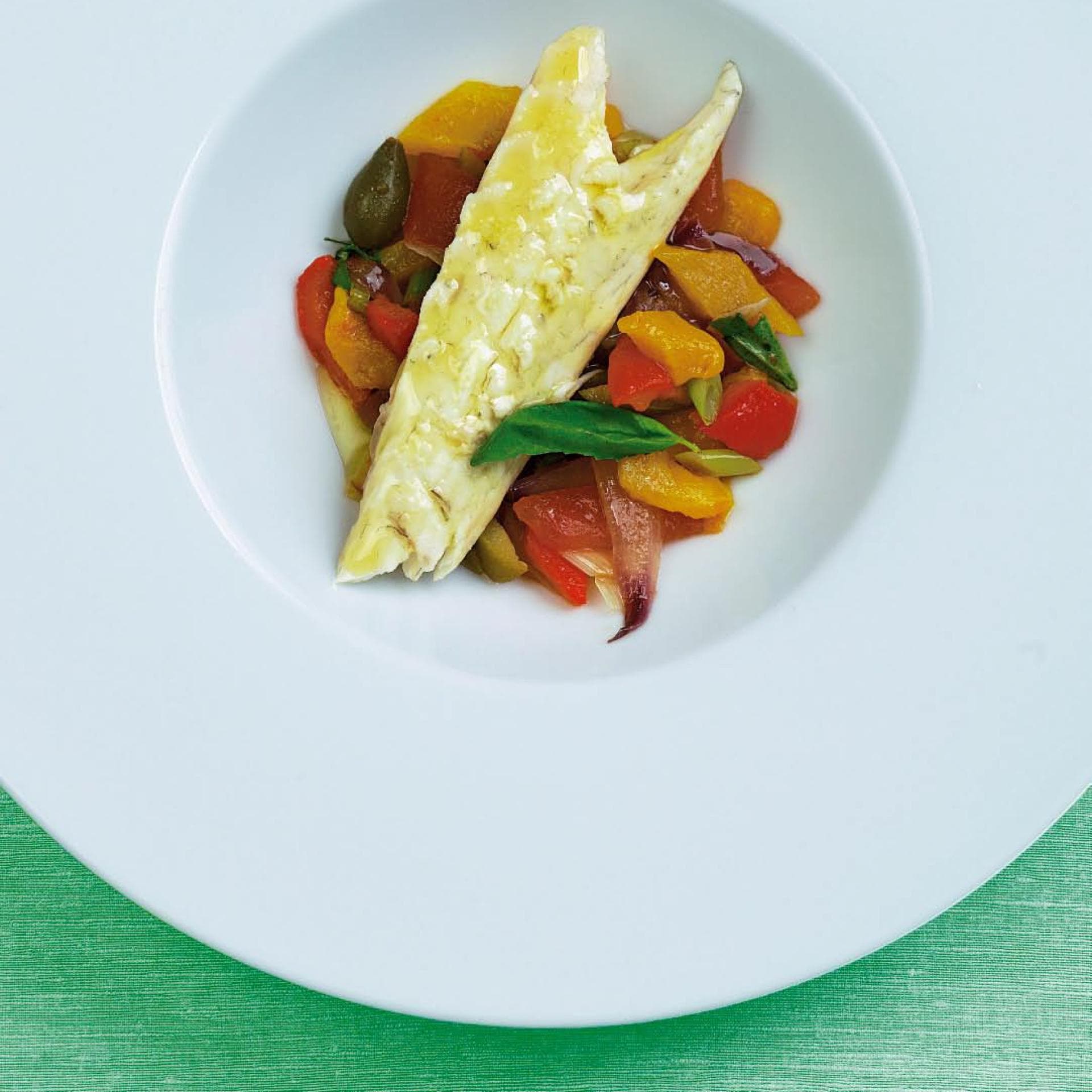 Loup de mer in der Salzkruste