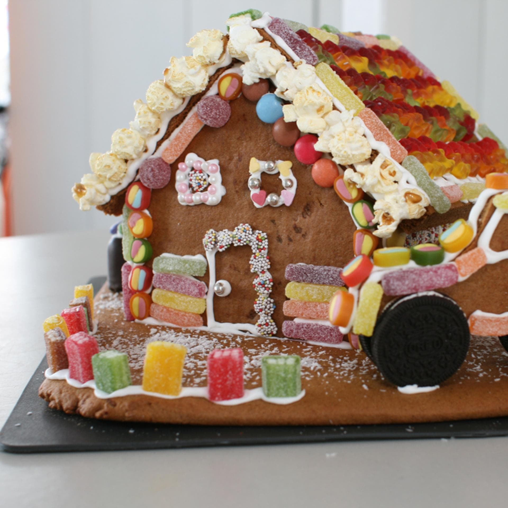 Lebkuchenhaus selbermachen Lebkuchenhaus