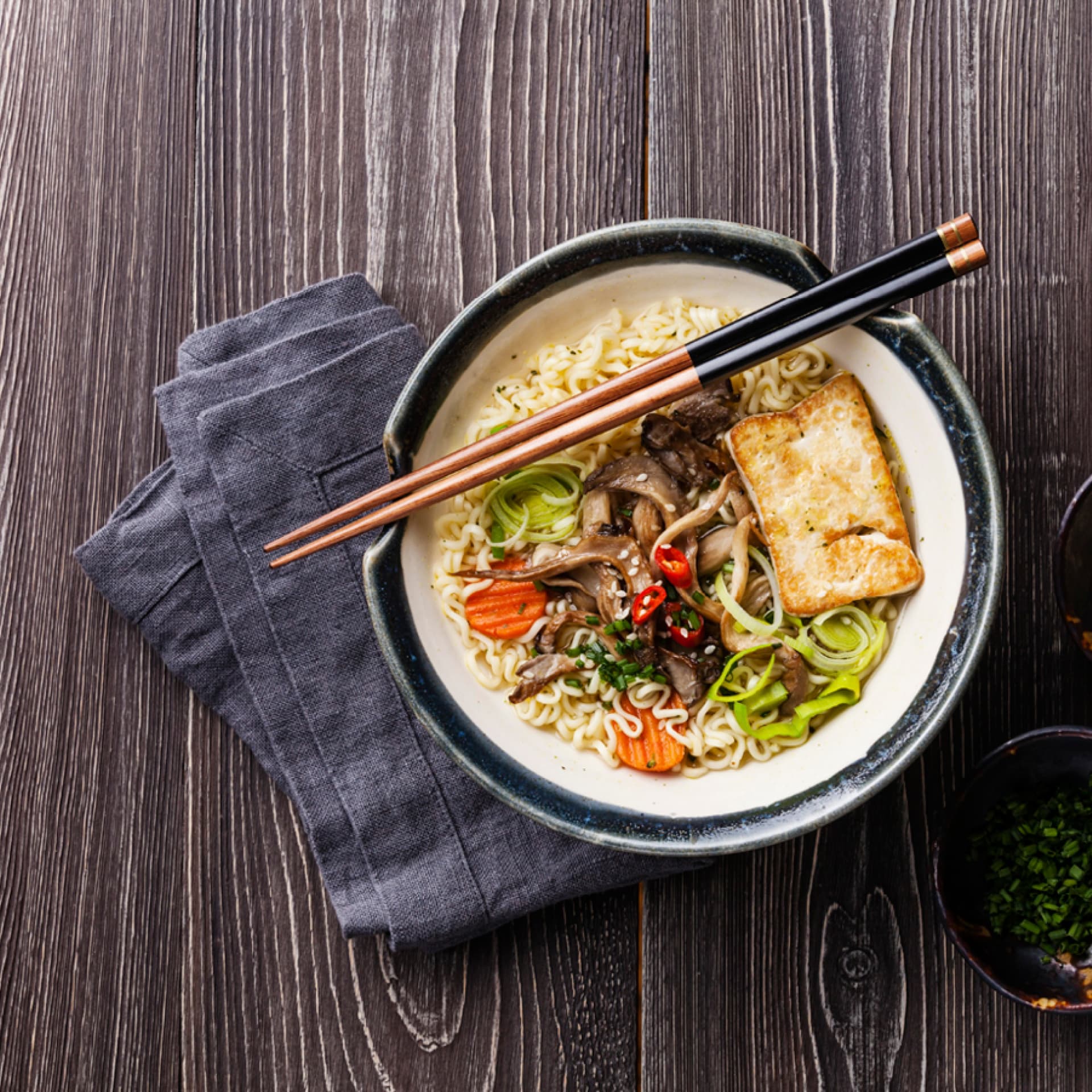Japanische Nudelsuppe