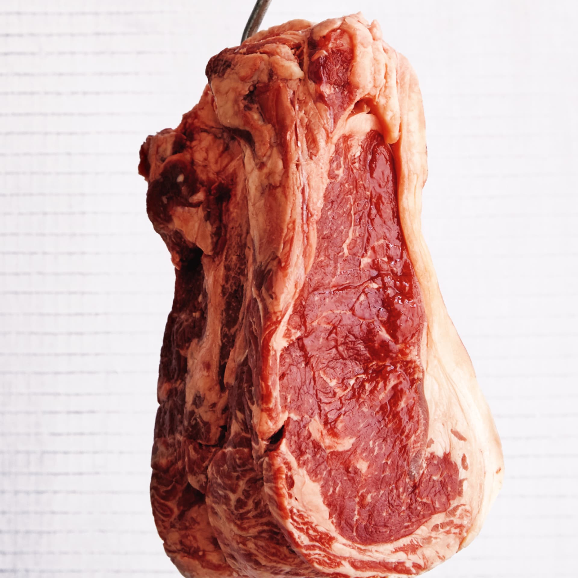 Rohes Stück Steak 
