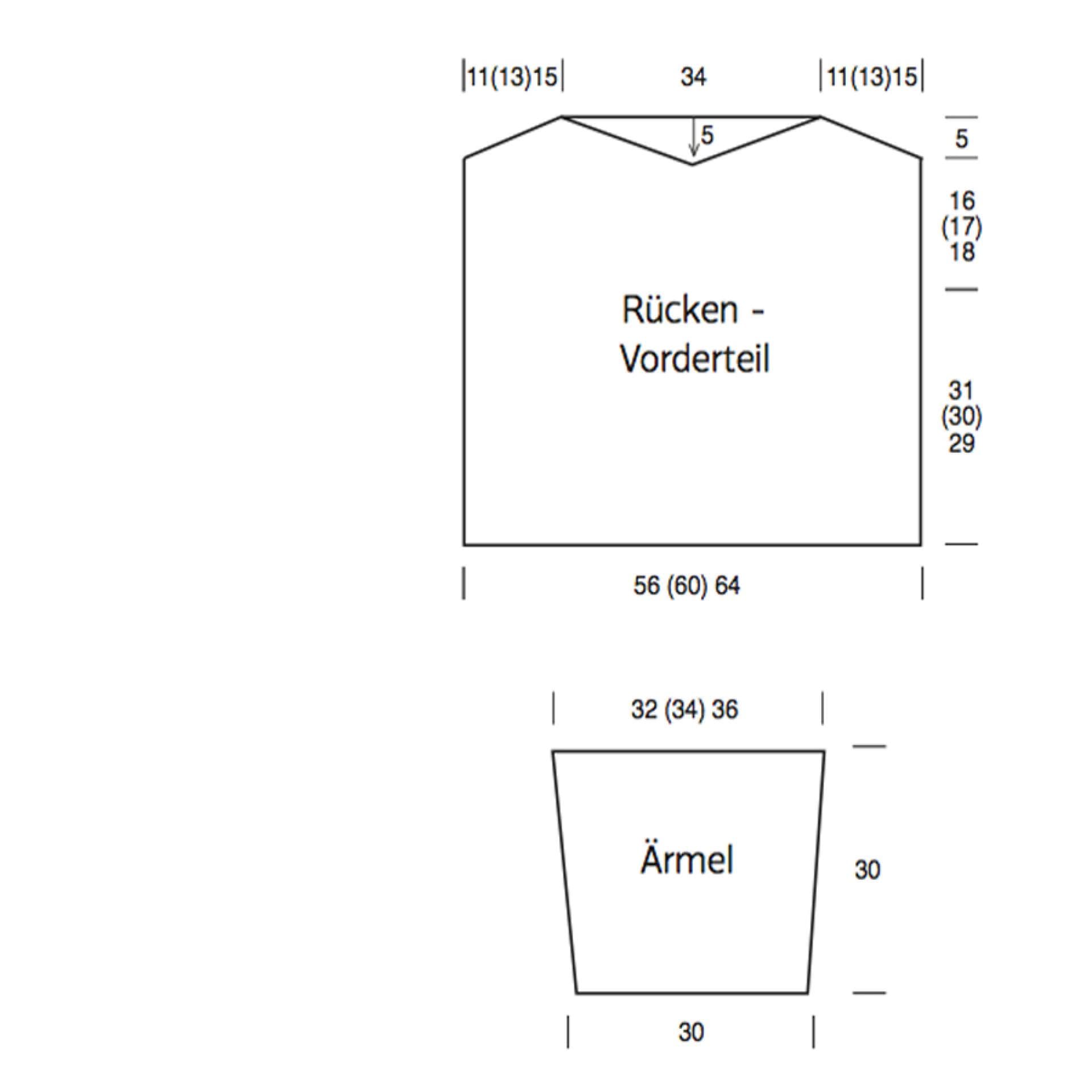 Schnittmuster Pullover Fake