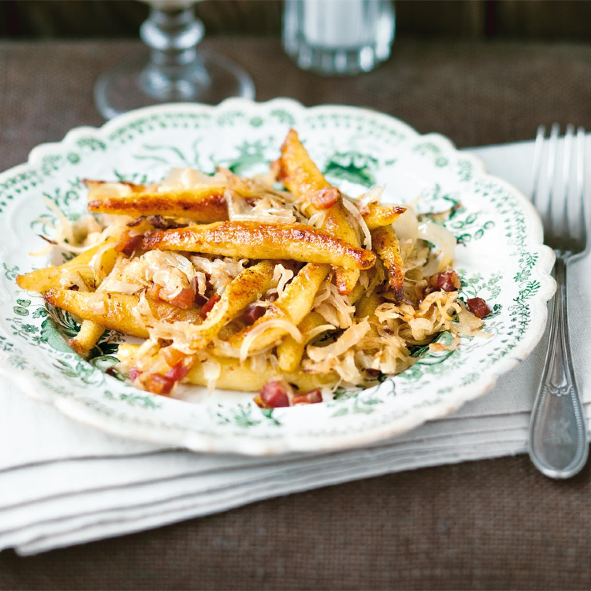 Schupfnudeln mit Sauerkraut