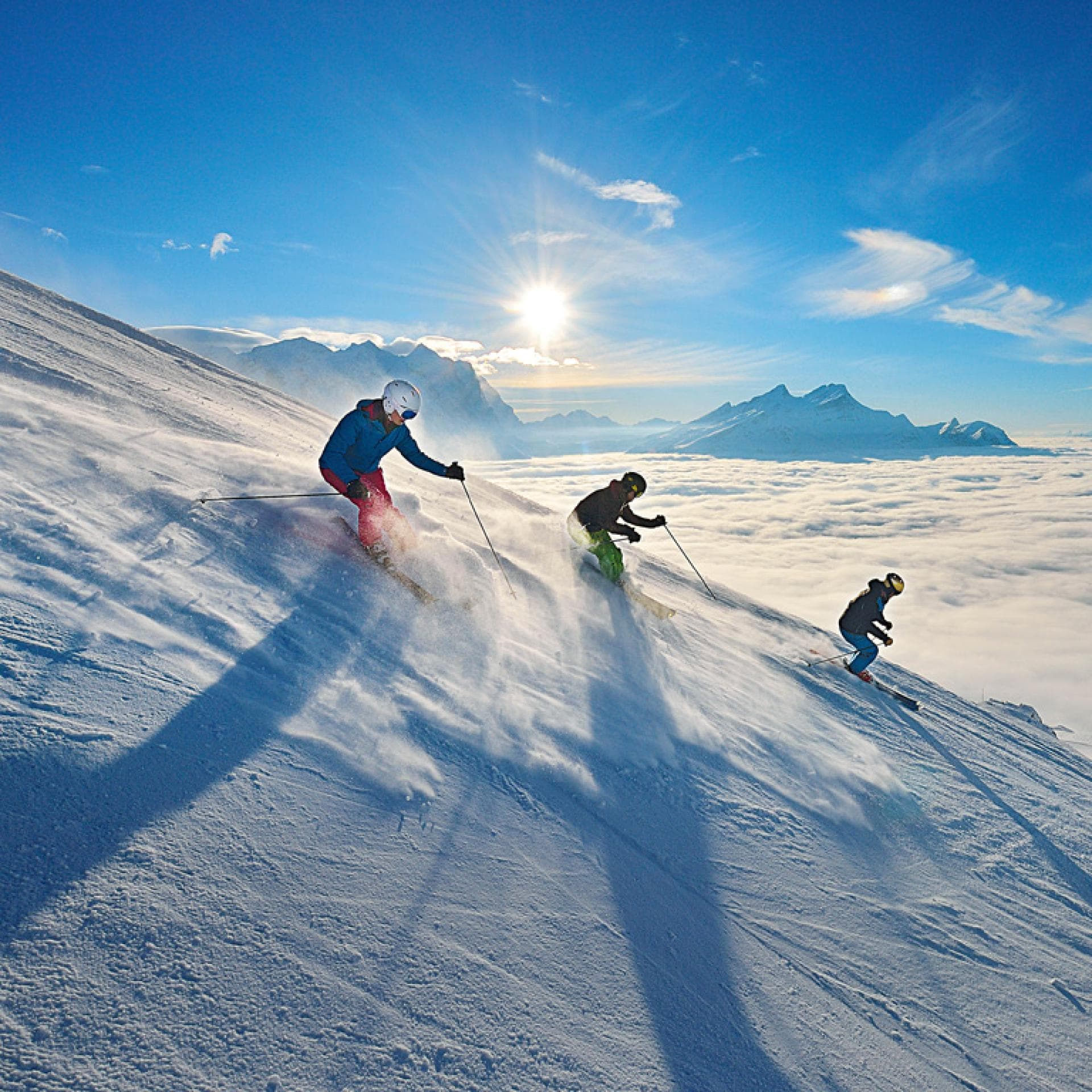 Skifahren Berner Oberland