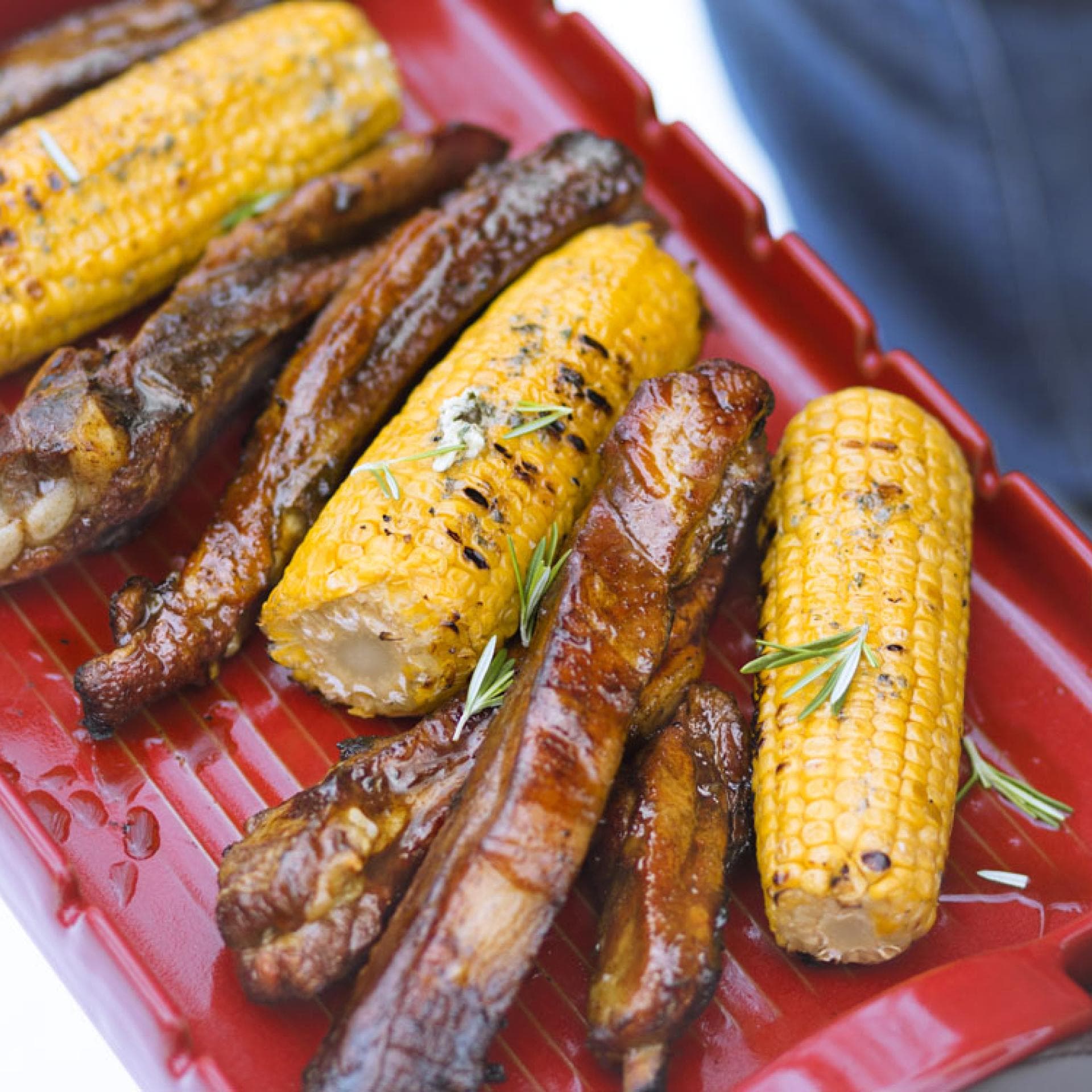 Spareribs Mais Grillen