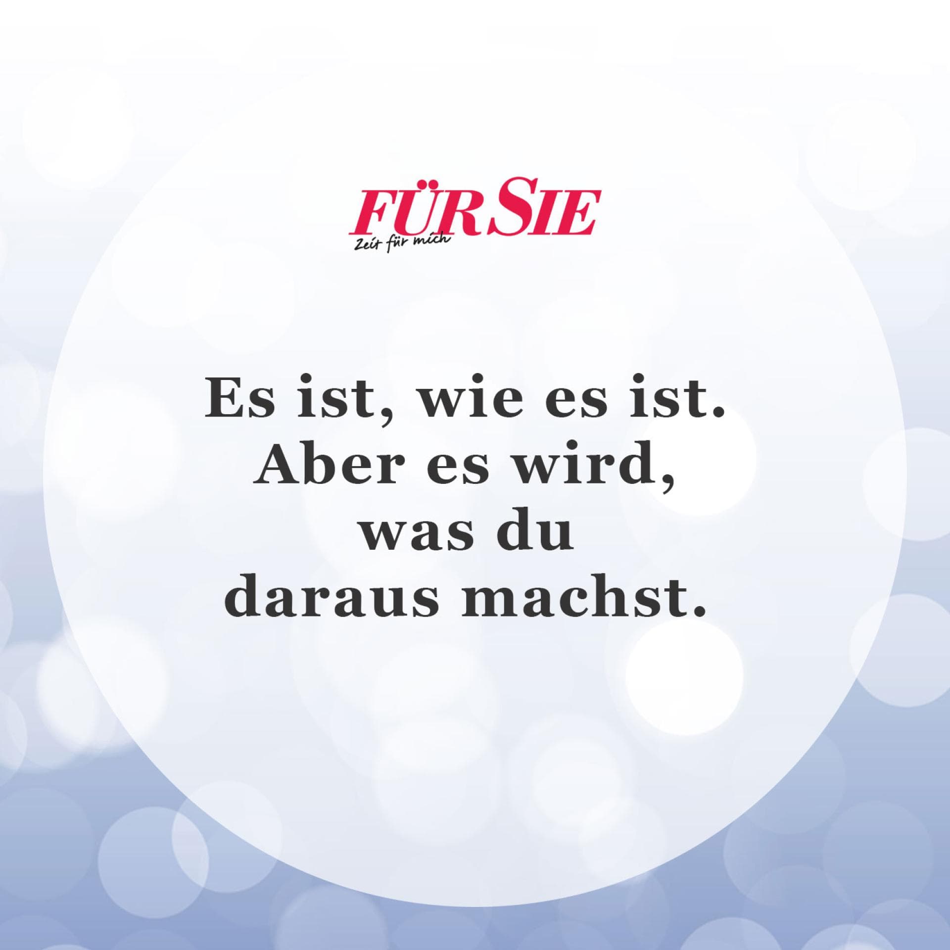 Der Spruch des Tages für den Januar