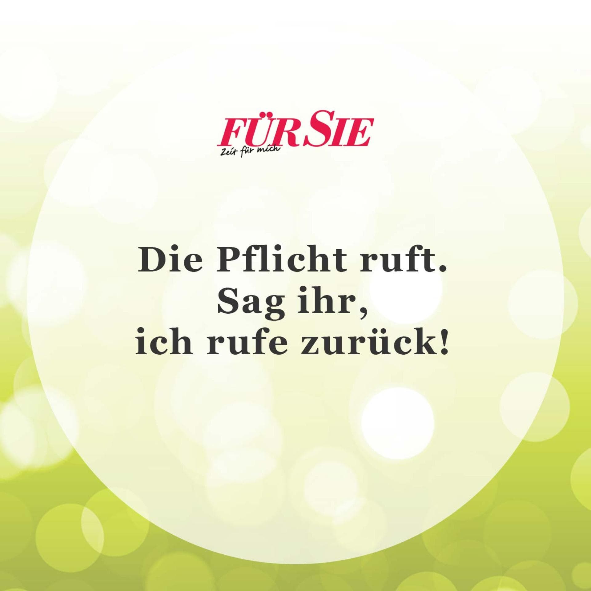 Spruch des Tages 15. Oktober Spruch des Tages 15. Oktober