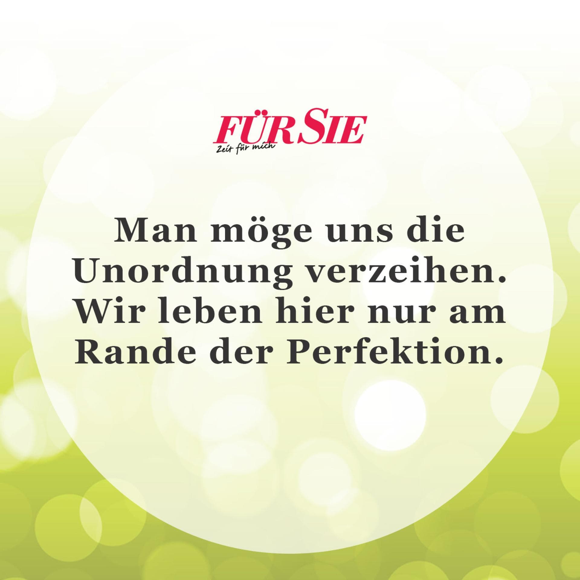 Der Spruch des Tages für den Januar