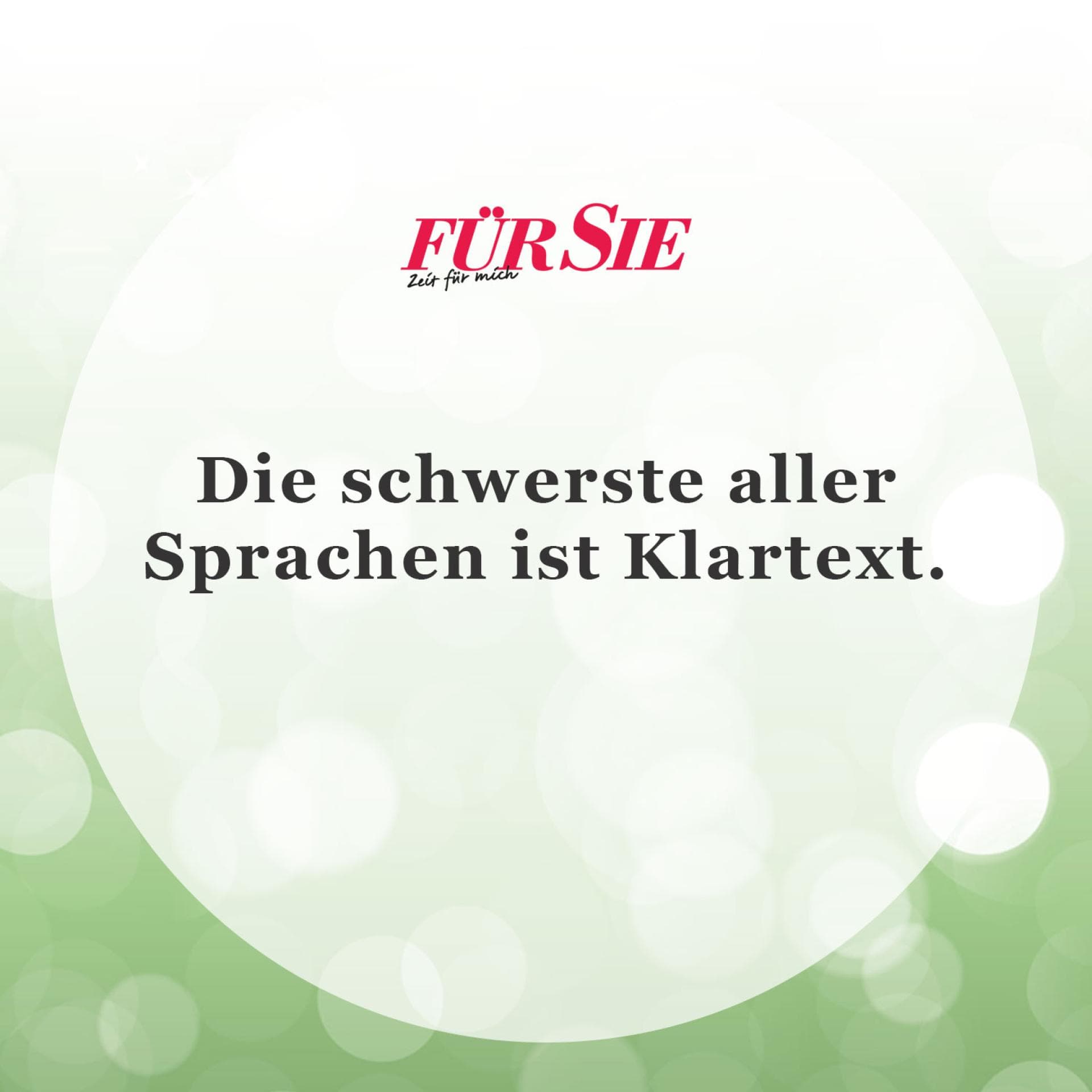 Der Spruch des Tages für den Januar