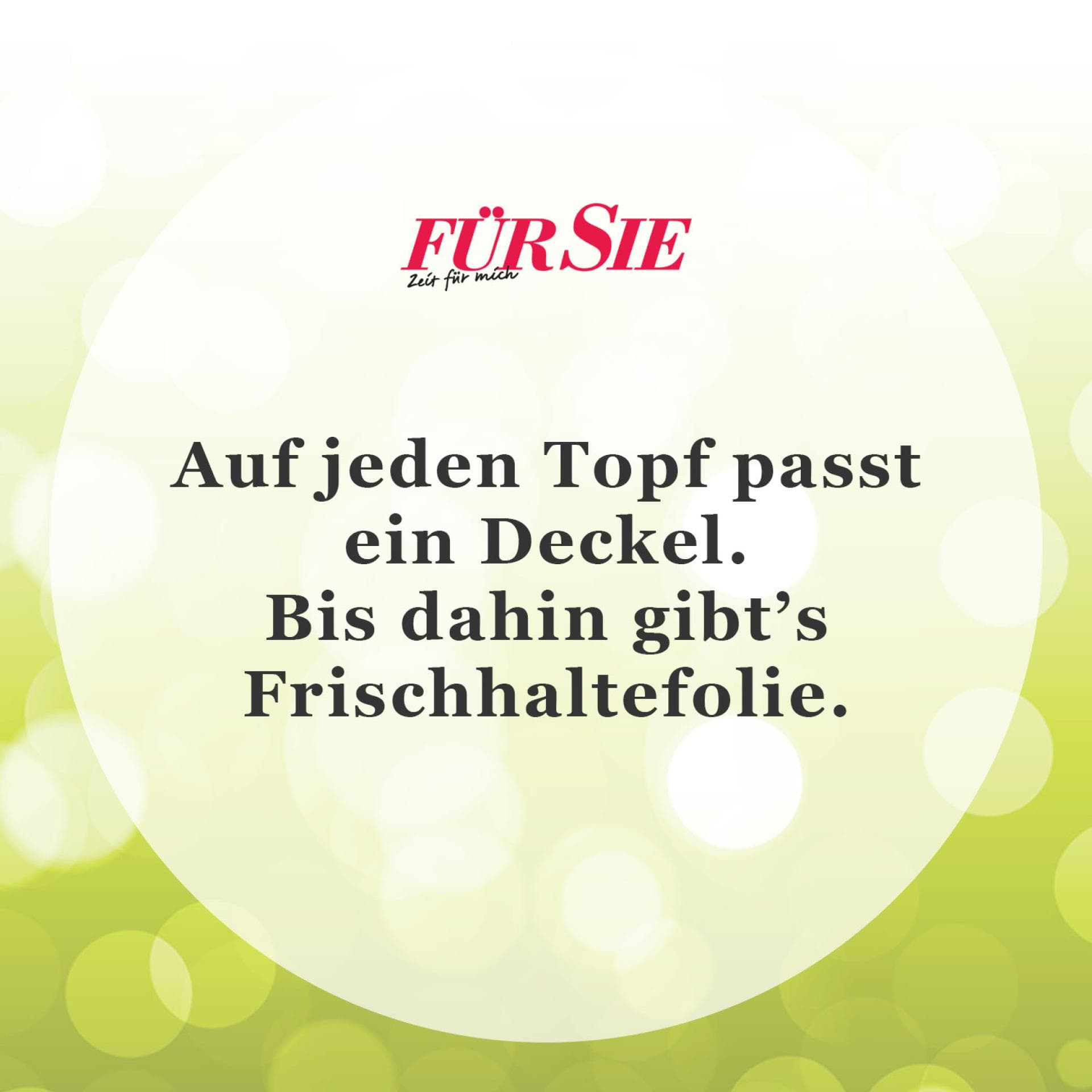 Spruch des Tages für den 29. April Spruch des Tages für den 29. April