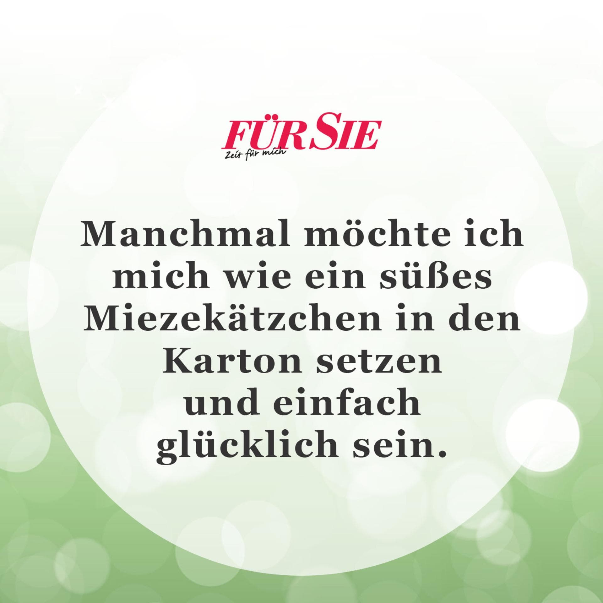 Unser Spruch des Tages für den 31. Mai