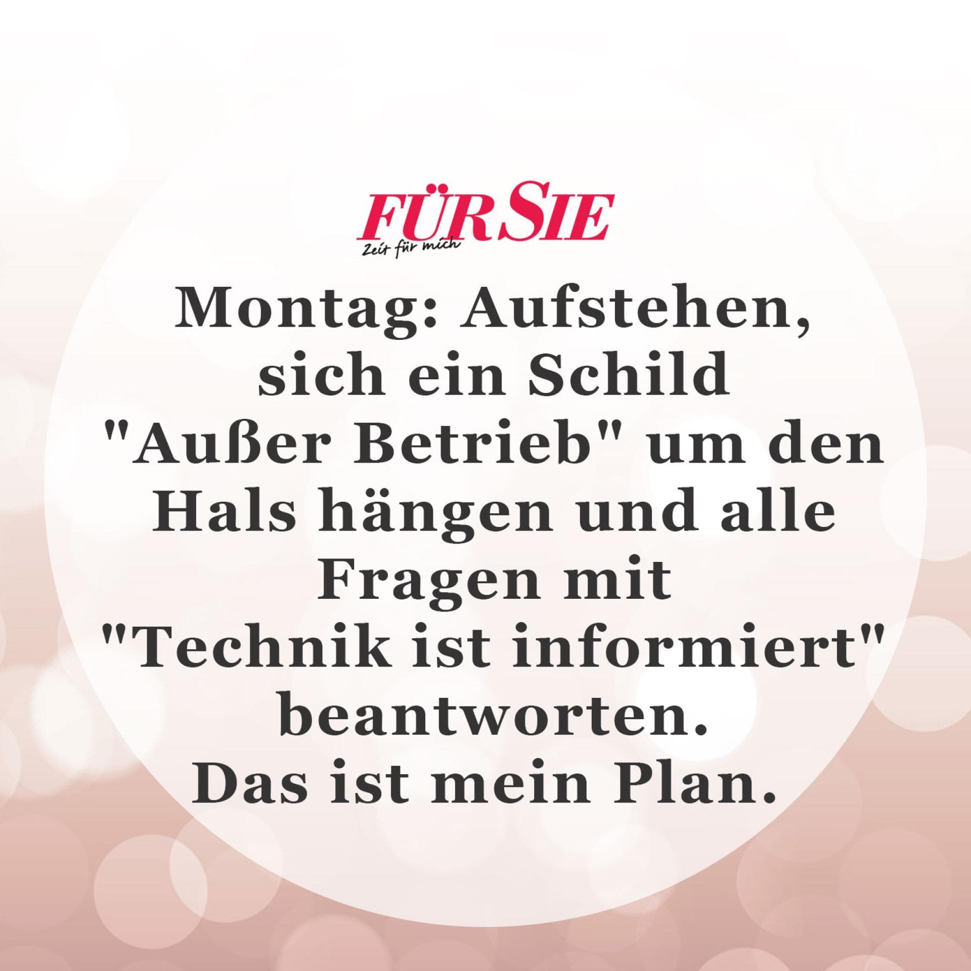 Spruch des Tages für den 6. April Spruch des Tages für den 6. April
