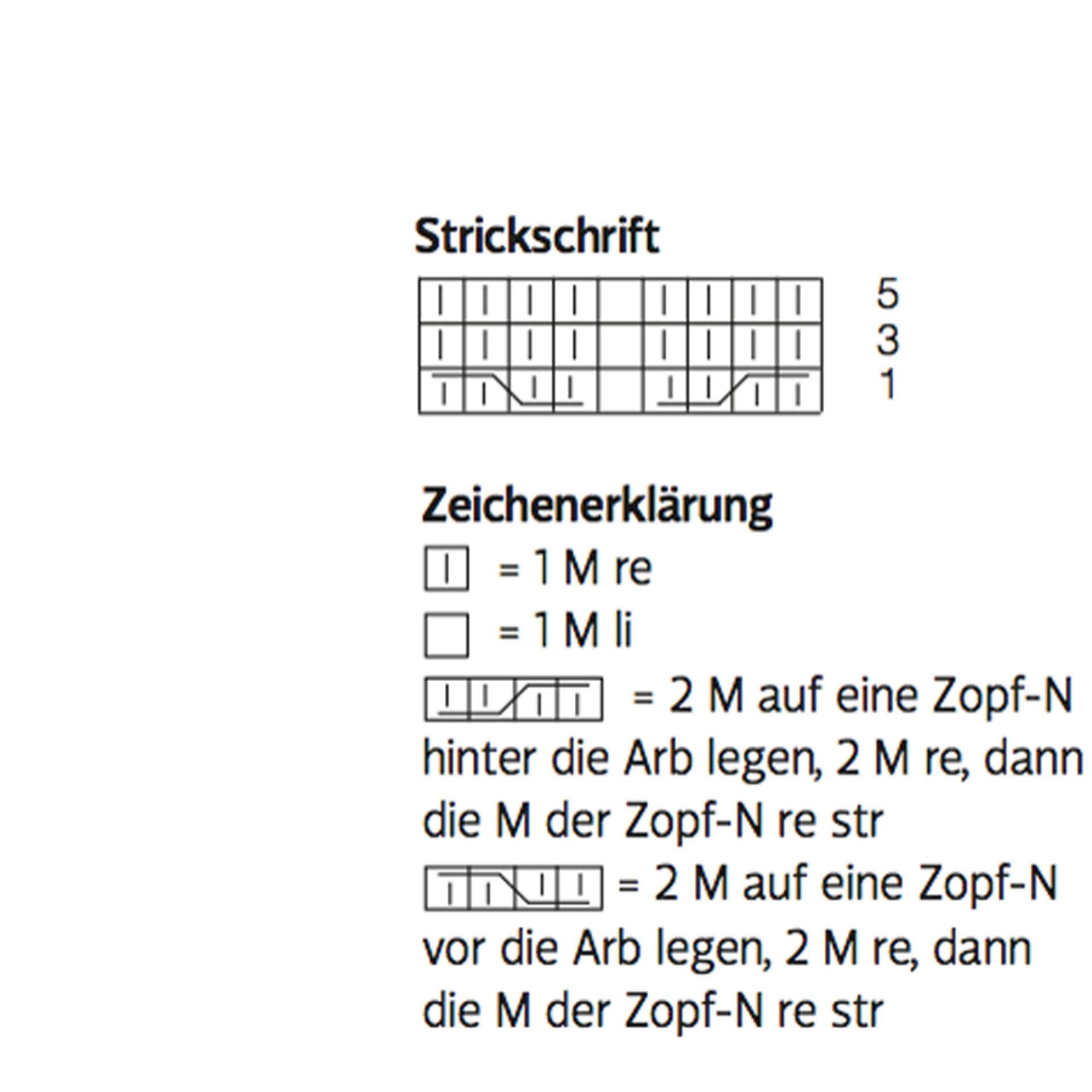 Strickschrift Handy-Tasche Strickschrift Handy-Tasche
