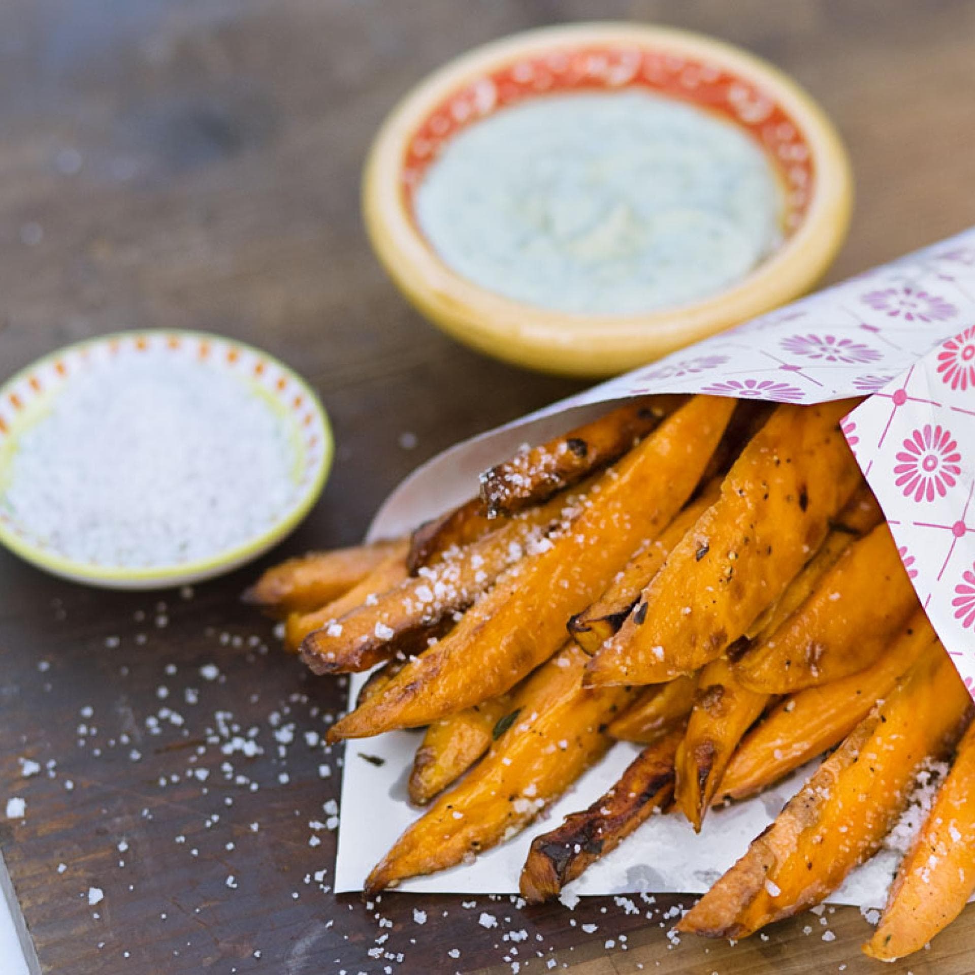 Süßkartoffeln Pommes