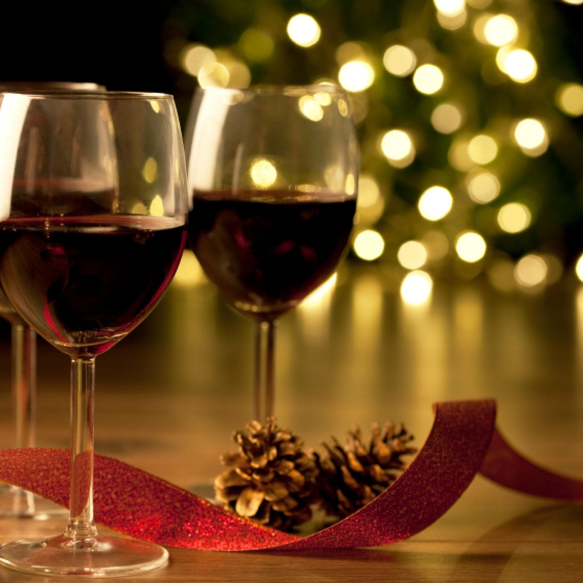 Wein an Weihnachten