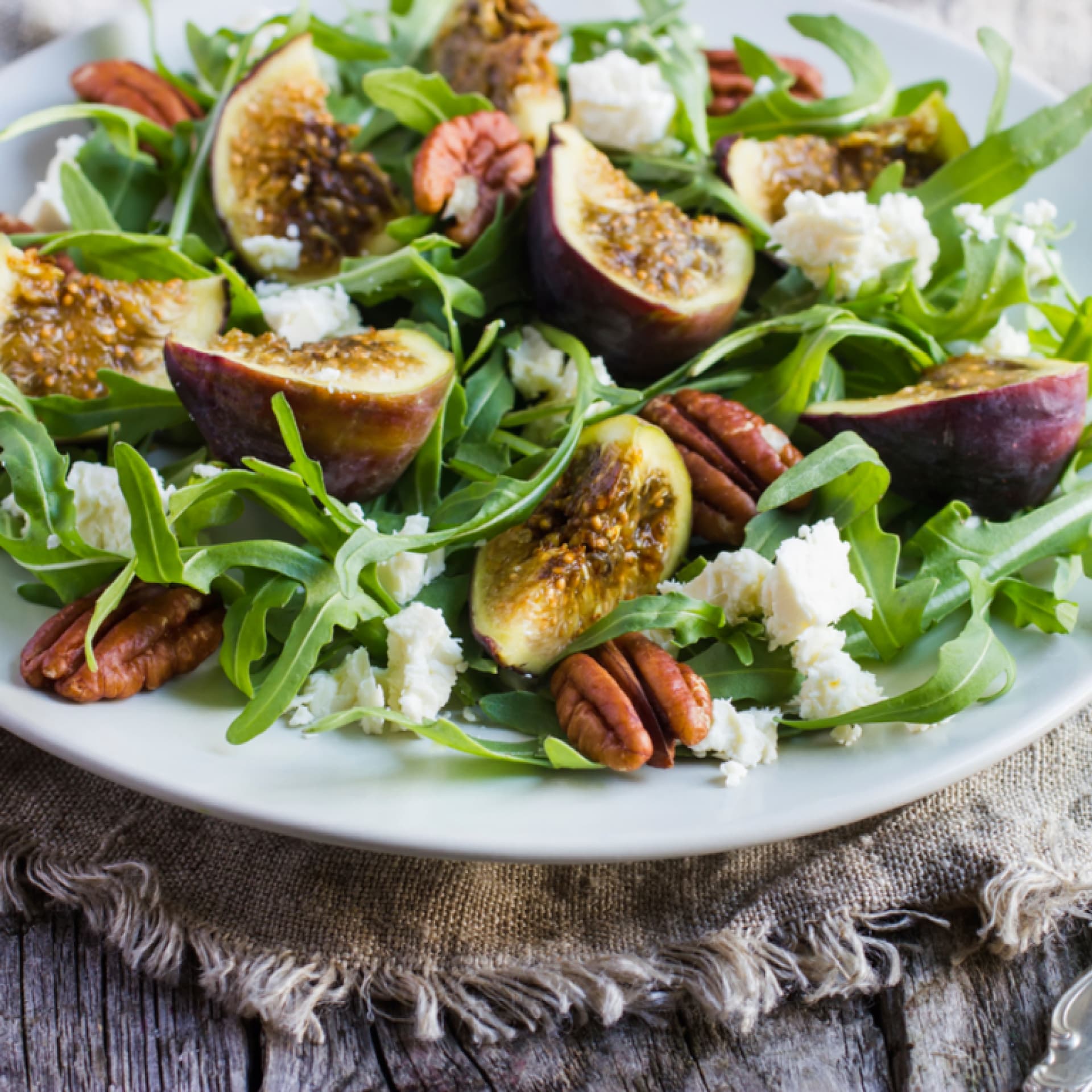 Salat-Rezepte-Sammlung würziger Feigen-Salat