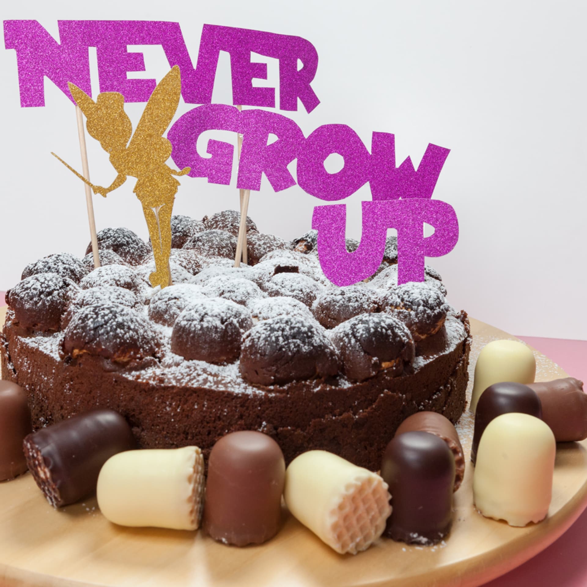 Schokokusstorte Negerkusstorte mit Mini Dickmanns