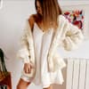 Cardigan aus Schafwolle