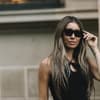 Frau Sonnenbrille