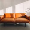 Sauberes Ledersofa