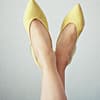 Gelbe Schuhe