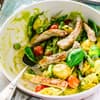 Spargel-Avocado-Pasta