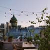 Balkon am Abend 