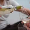 Wein trinken 