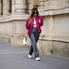 Bomberjacke im Herbst 