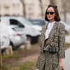 Chriselle Lim in Bouclé-Jacke